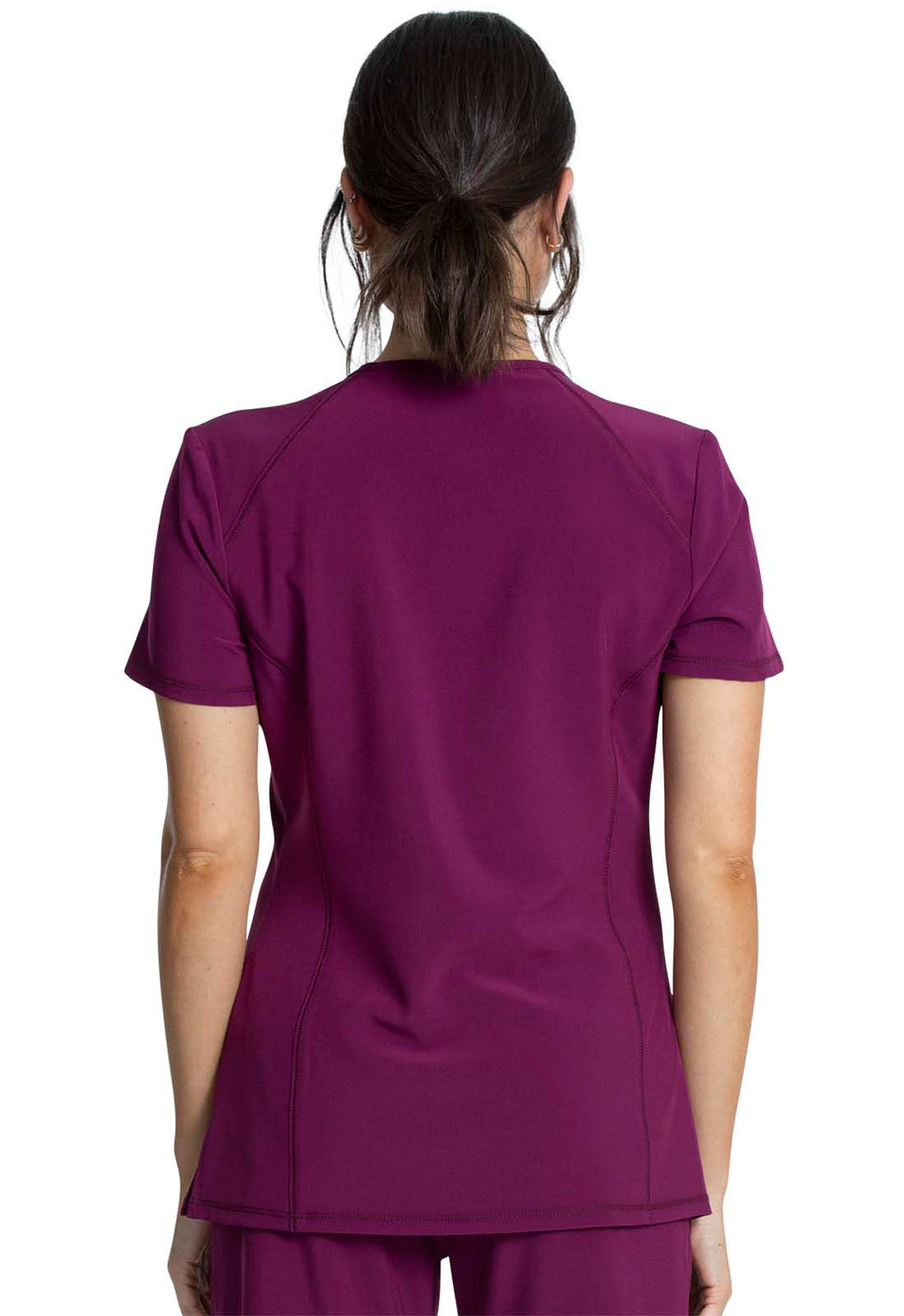 Allura CKA684 Women's V-Neck Scrub Top image 3
