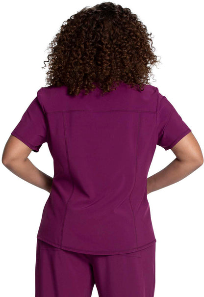 Allura CKA685 Women's V-Neck Scrub Top image 4
