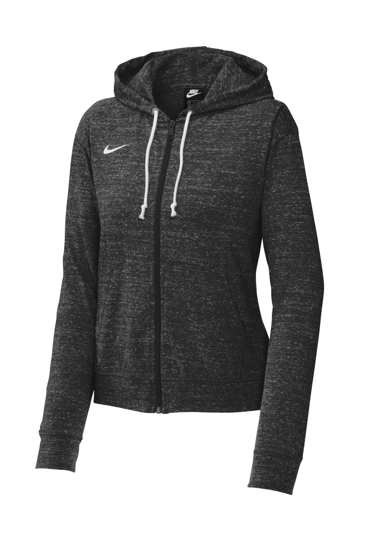Nike Women's Gym Vintage Full-Zip Hoodie CN9402 Team Black