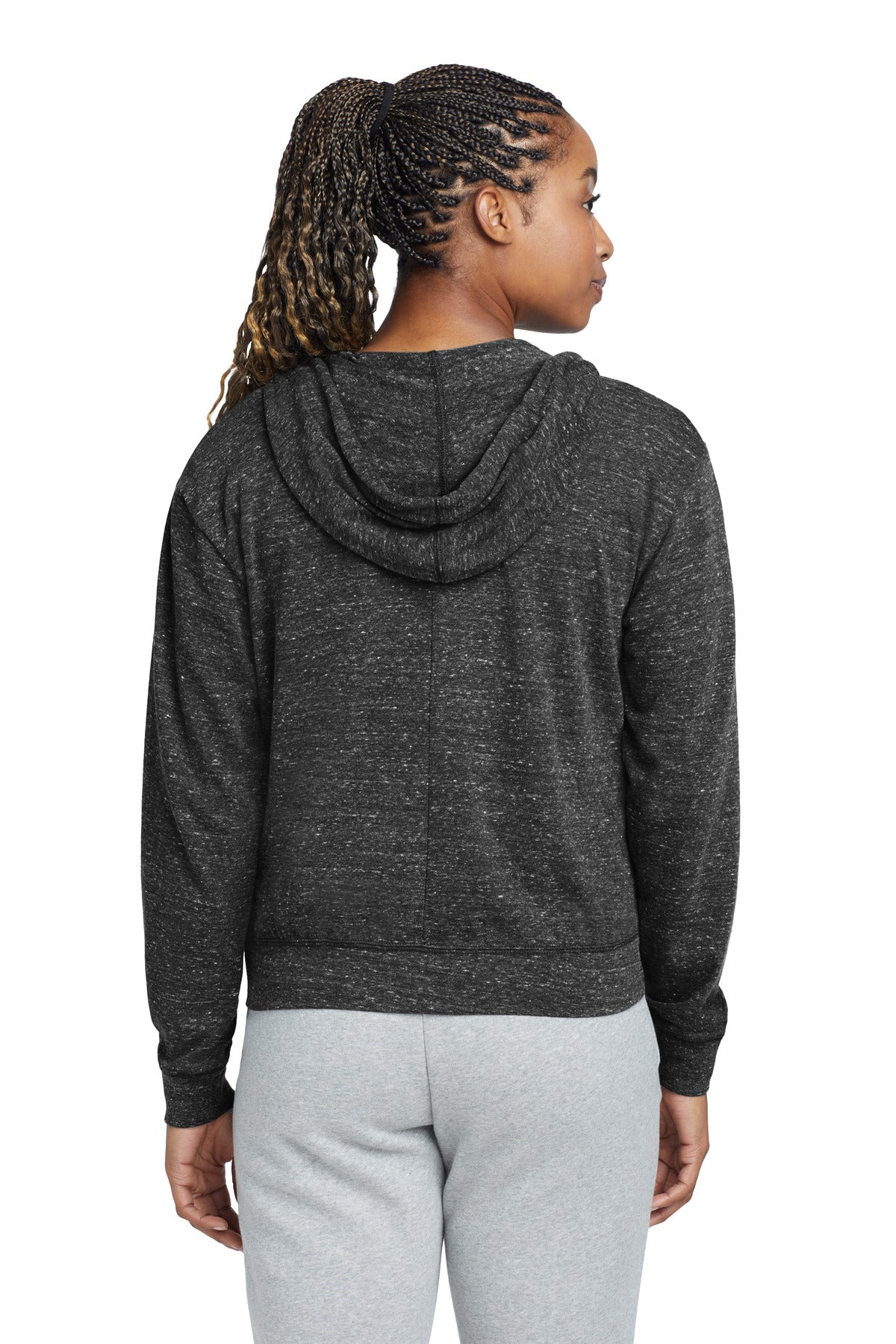 Nike Women's Gym Vintage Full-Zip Hoodie CN9402 Team Black