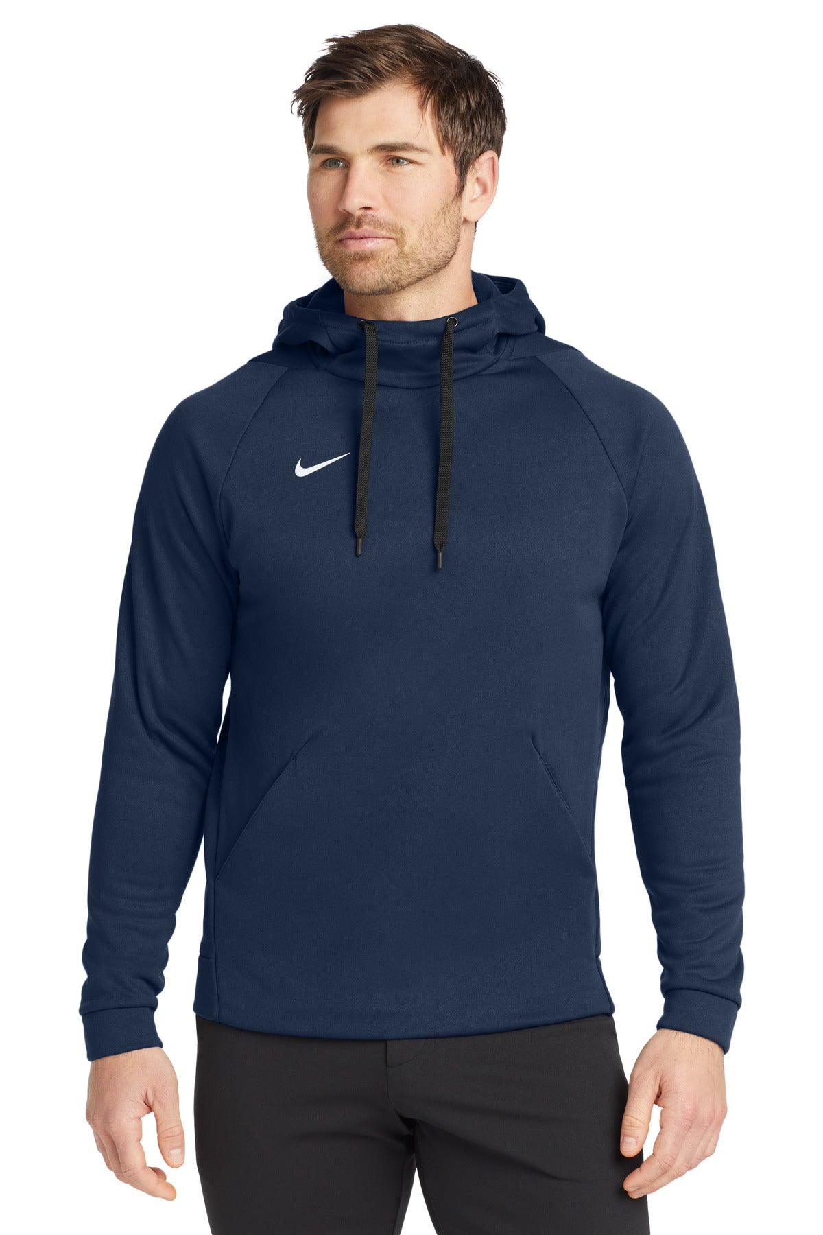 Nike Therma-FIT Pullover Fleece Hoodie  CN9473 Team Navy