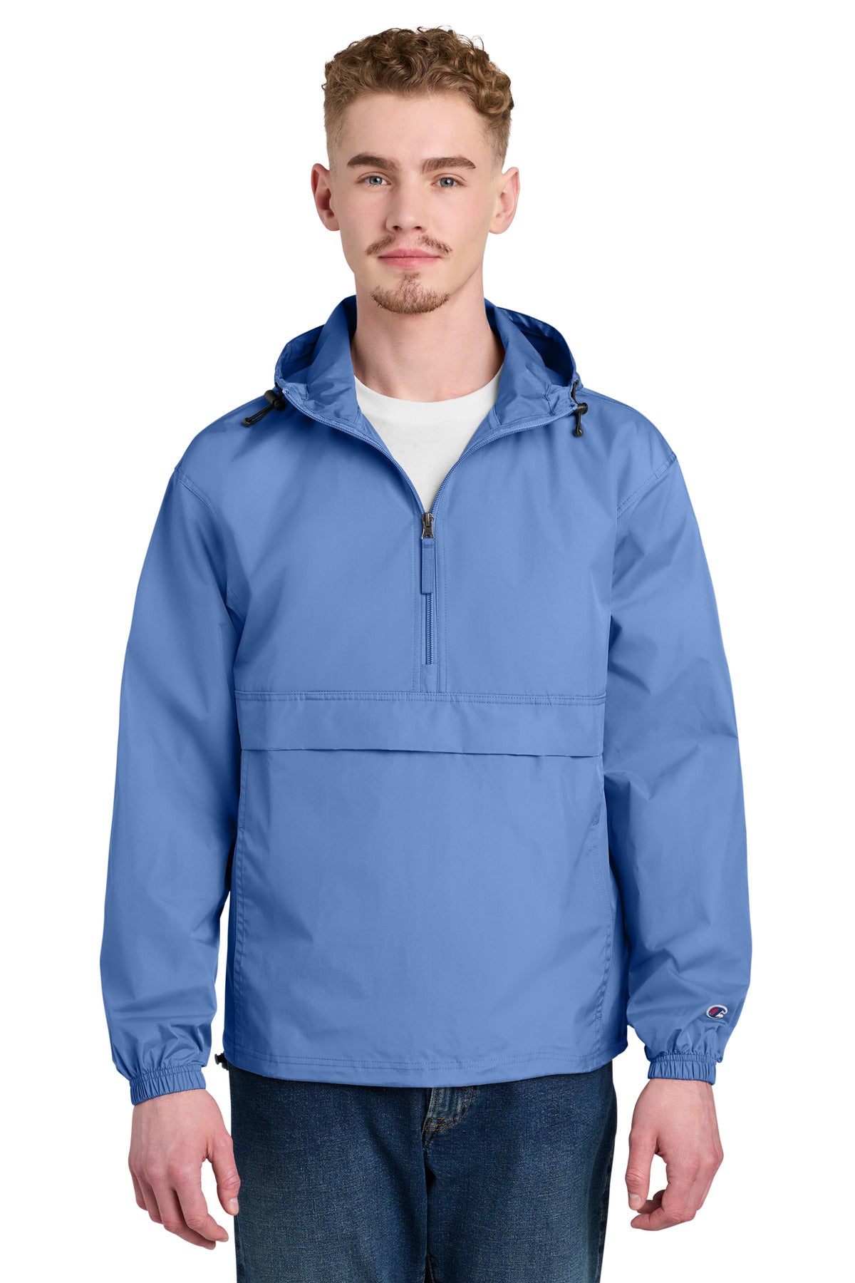 Champion Packable Anorak Jacket CO200 Light Blue