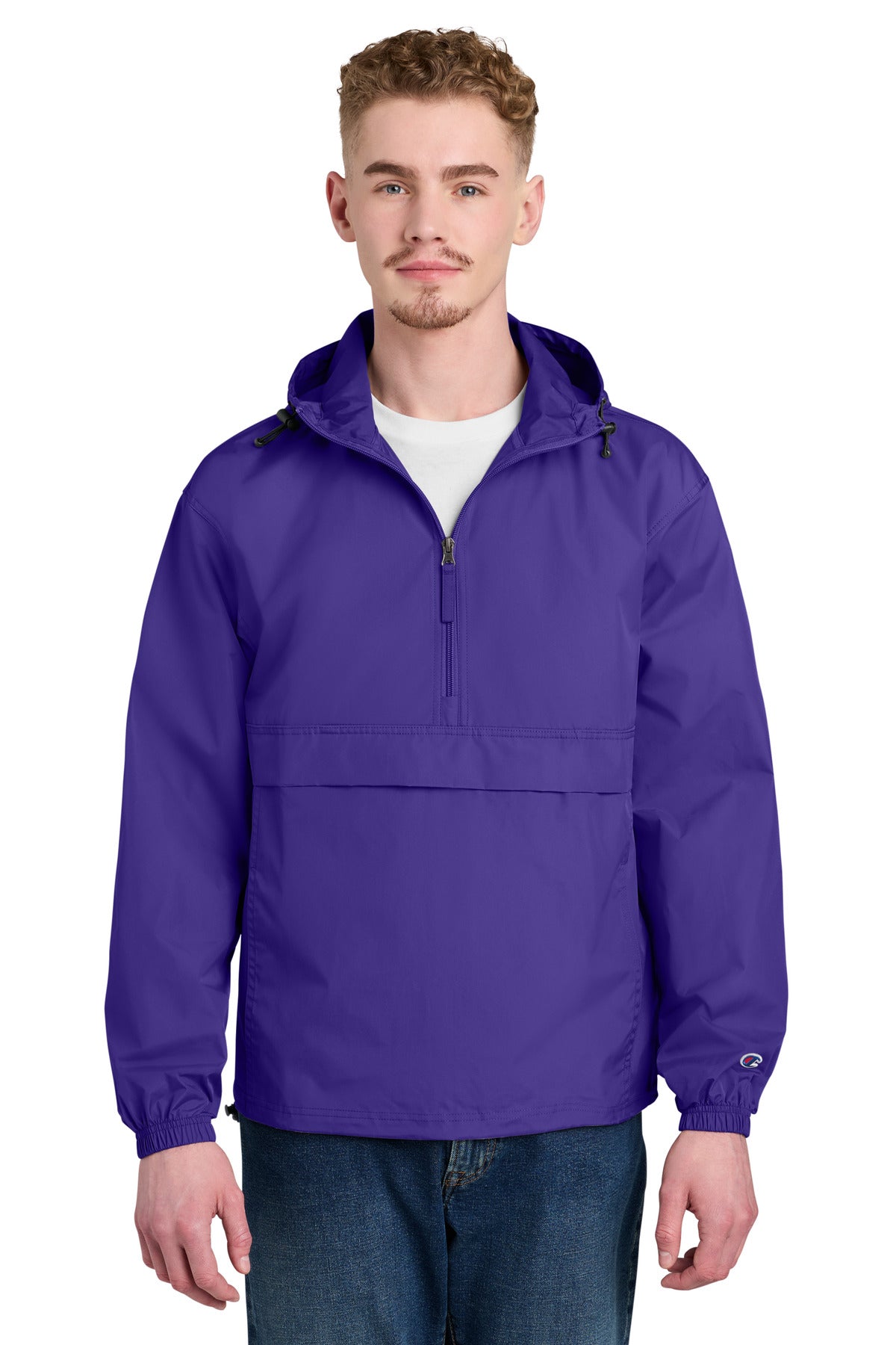 Champion Packable Anorak Jacket CO200 Purple