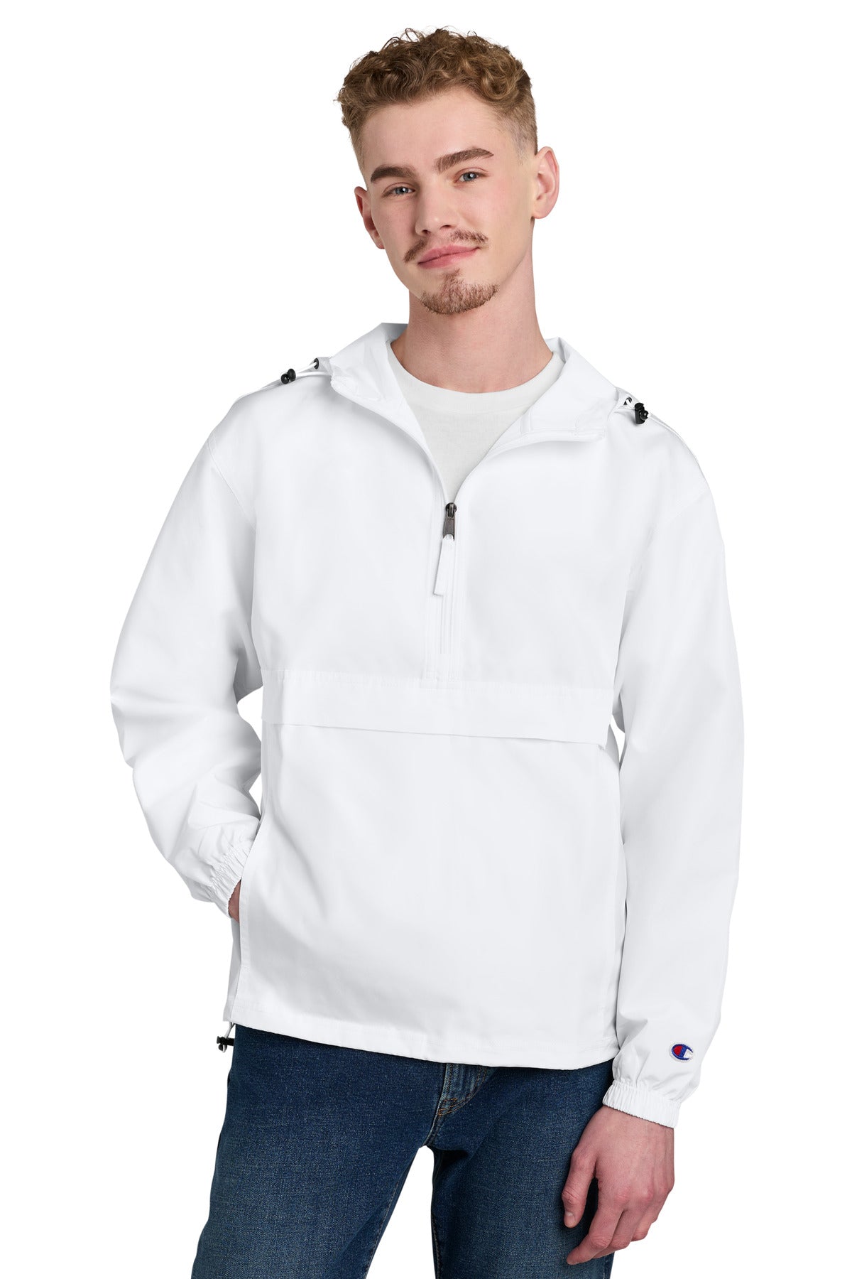 Champion Packable Anorak Jacket CO200 White