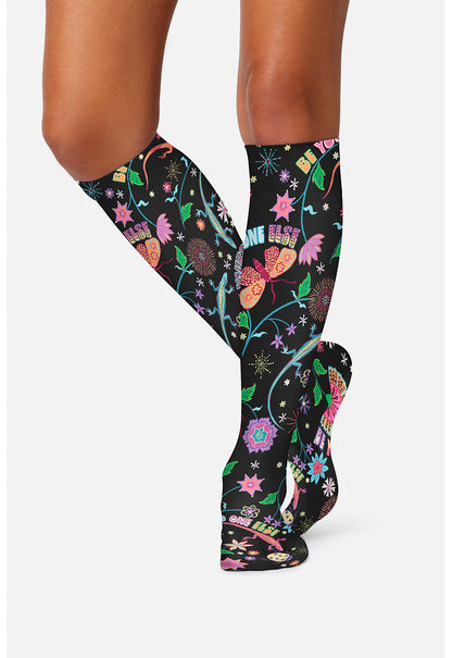 Legwear COMFORTSUPPOR Knee High 8-15 Mmhg Compression Sock Celebrate You