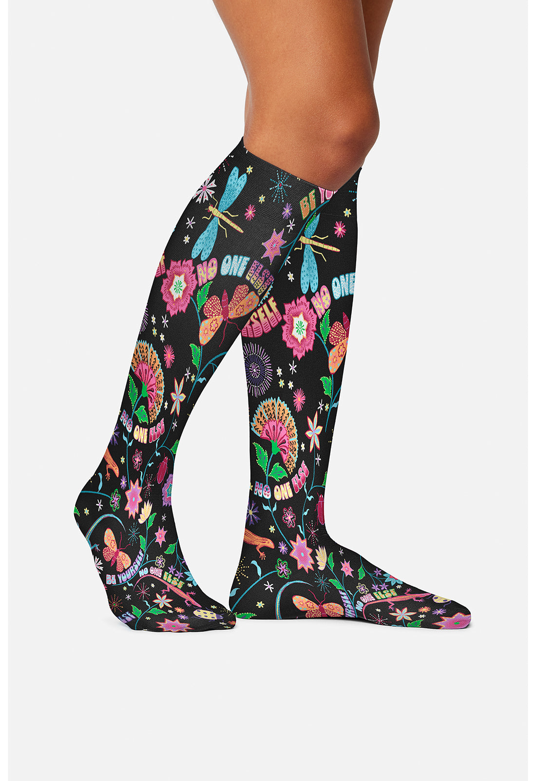 Legwear COMFORTSUPPOR Knee High 8-15 Mmhg Compression Sock Celebrate You