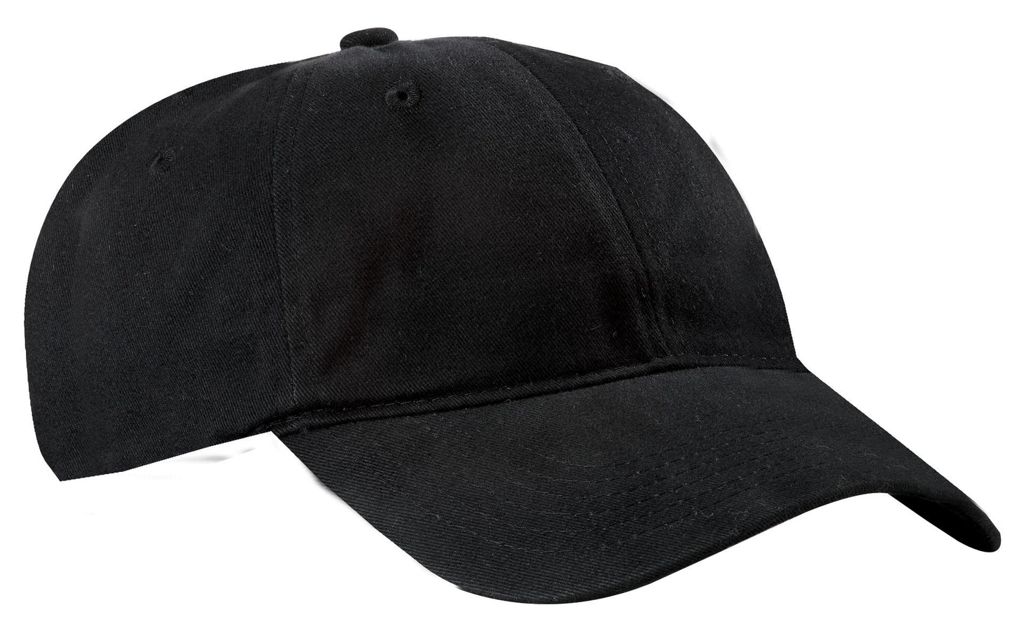 Port Authority Brushed Twill Low Profile Cap CP77 Black