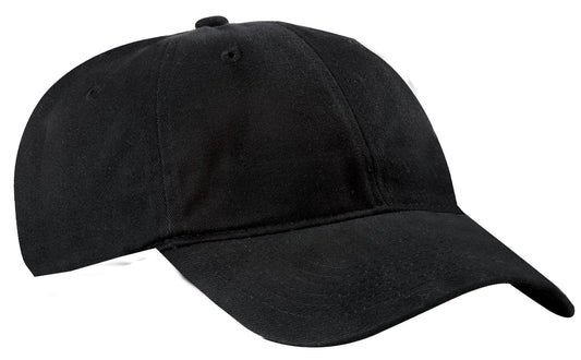 Port Authority Brushed Twill Low Profile Cap CP77 Black