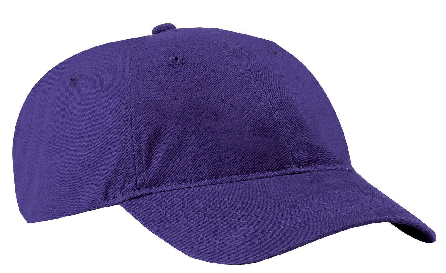 Port Authority Brushed Twill Low Profile Cap CP77 Purple