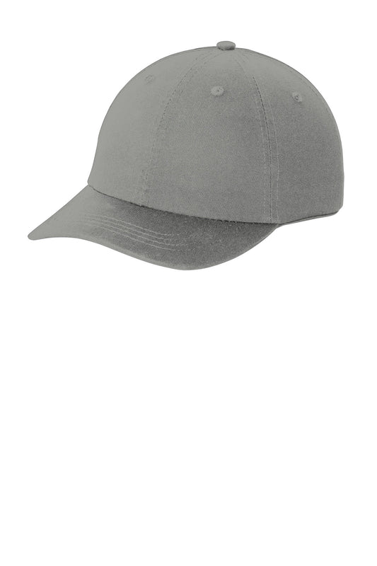 Port Authority Washed Twill Cap CP78 Deep Smoke