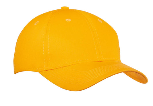 Port Authority Six-Panel Twill Cap CP80 Athletic Gold