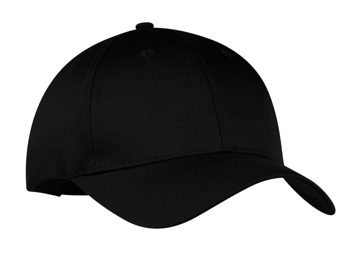 Port Authority Six-Panel Twill Cap CP80 Black