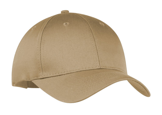 Port Authority Six-Panel Twill Cap CP80 Khaki