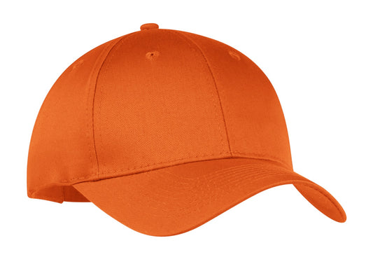 Port Authority Six-Panel Twill Cap CP80 Orange