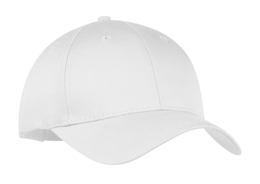 Port Authority Six-Panel Twill Cap CP80 White