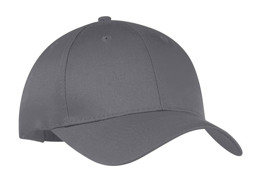 Port Authority Six-Panel Twill Cap CP80 Charcoal