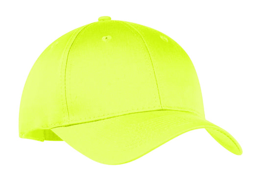 Port Authority Six-Panel Twill Cap CP80 Neon Yellow