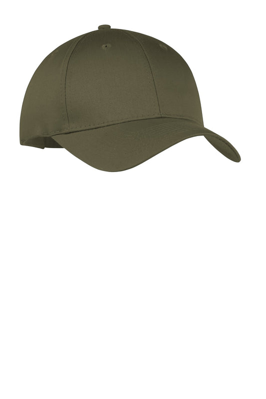 Port Authority Six-Panel Twill Cap CP80 Olive Drab Green