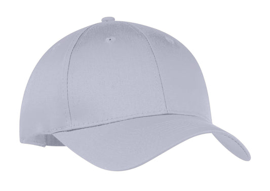 Port Authority Six-Panel Twill Cap CP80 Silver