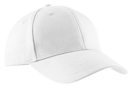 Port Authority Brushed Twill Cap CP82 White