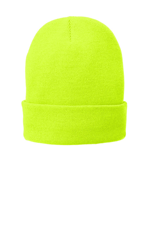 Port Authority Fleece-Lined Knit Cap CP90L Neon Yellow