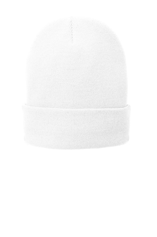 Port Authority Fleece-Lined Knit Cap CP90L White