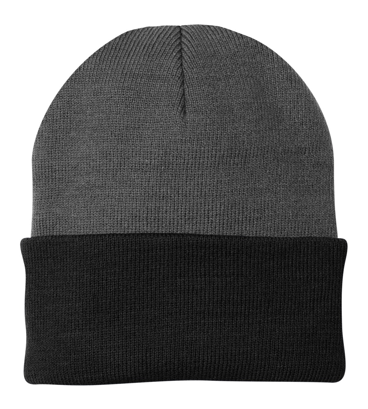 Port Authority Knit Cap CP90 Athletic Oxford/ Black