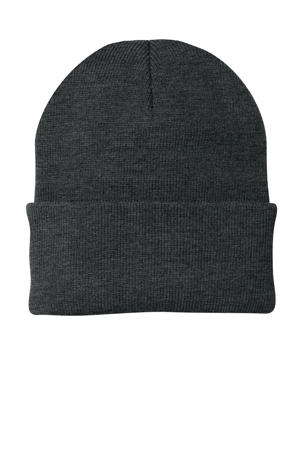 Port Authority Knit Cap CP90 Charcoal Heather