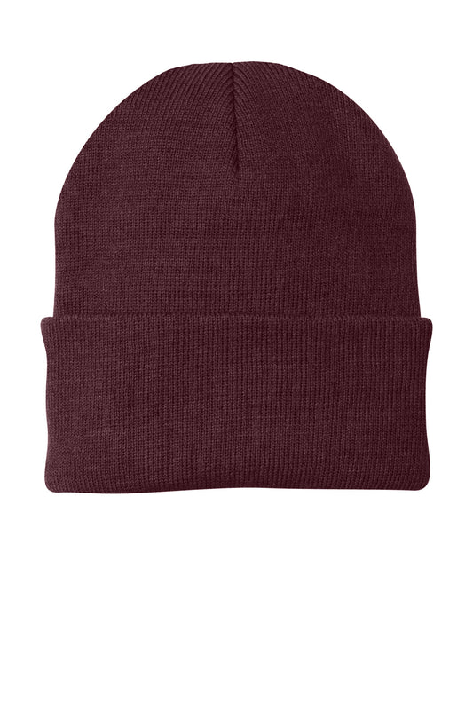 Port Authority Knit Cap CP90 Maroon