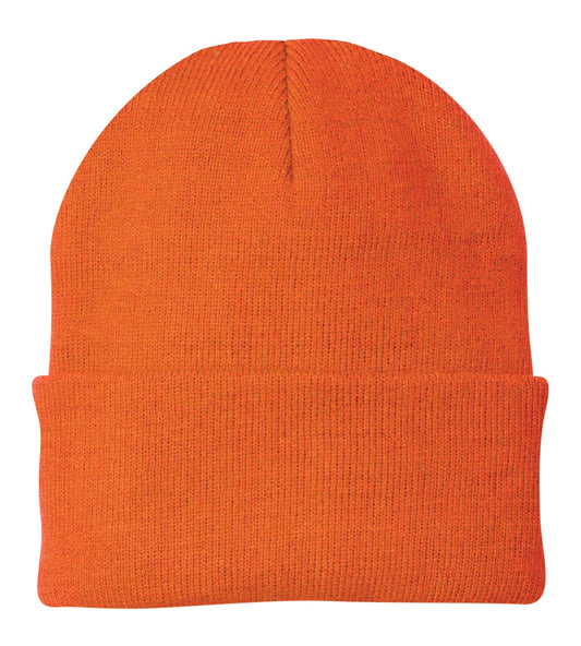 Port Authority Knit Cap CP90 Neon Orange