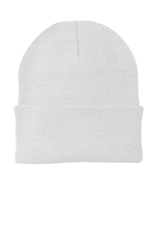 Port Authority Knit Cap CP90 White