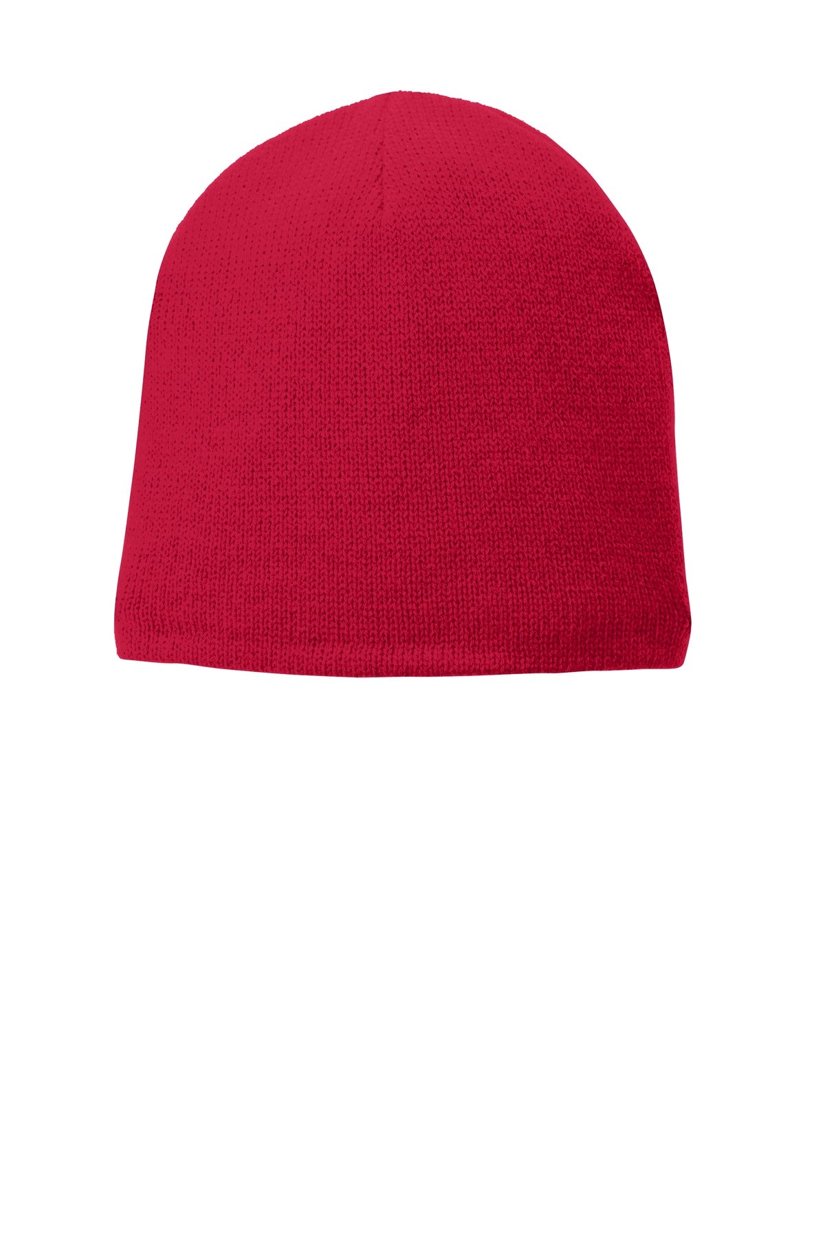 Port Authority Fleece-Lined Beanie Cap CP91L Athletic Red