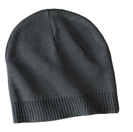 Port Authority 100% Cotton Beanie CP95 Graphite