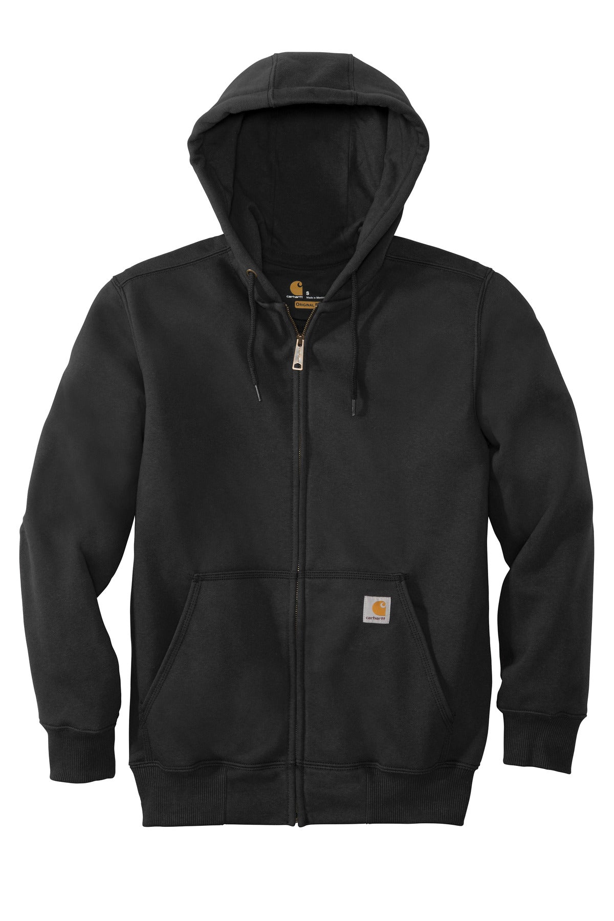 Carhartt  Rain Defender  Paxton Heavyweight Hooded Zip-Front Sweatshirt. CT100614 Black