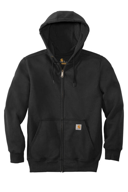 Carhartt  Rain Defender  Paxton Heavyweight Hooded Zip-Front Sweatshirt. CT100614 Black