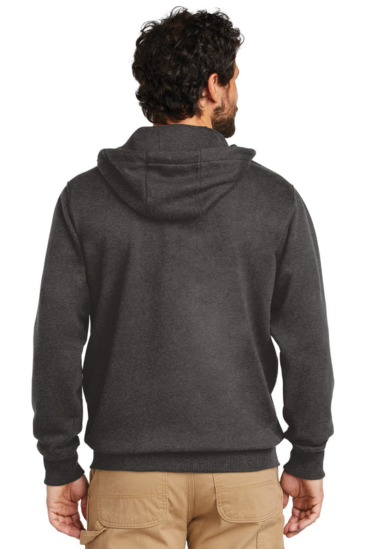 Carhartt Rain Defender Paxton Heavyweight Hooded Zip-Front Sweatshirt. CT100614 Carbon Heather