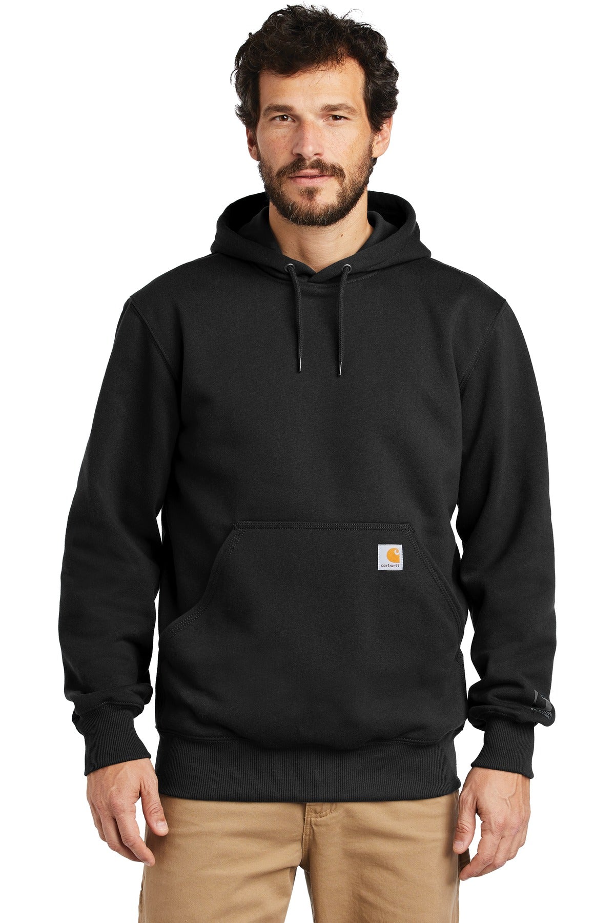 Carhartt Rain Defender Paxton Heavyweight Hooded Sweatshirt CT100615 Black