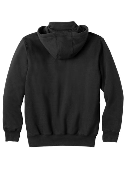 Carhartt Rain Defender Paxton Heavyweight Hooded Zip Mock Sweatshirt CT100617 Black