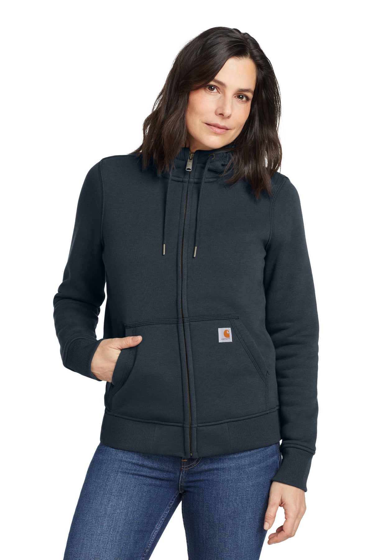 Carhartt Women's Clarksburg Full-Zip Hoodie CT102788 Navy