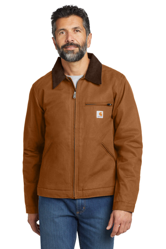 Carhartt Duck Detroit Jacket CT103828 Carhartt Brown