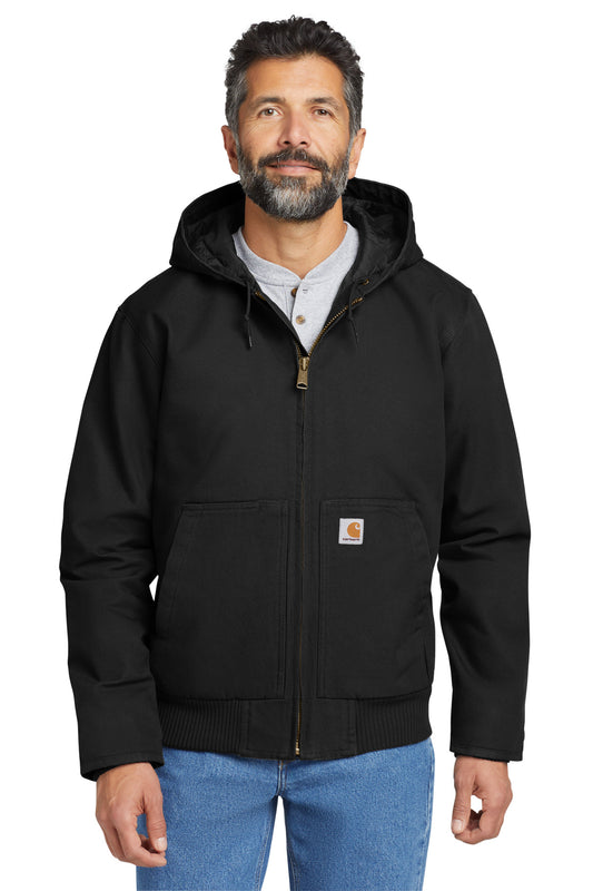 Carhartt Washed Duck Active Jac. CT104050 Black