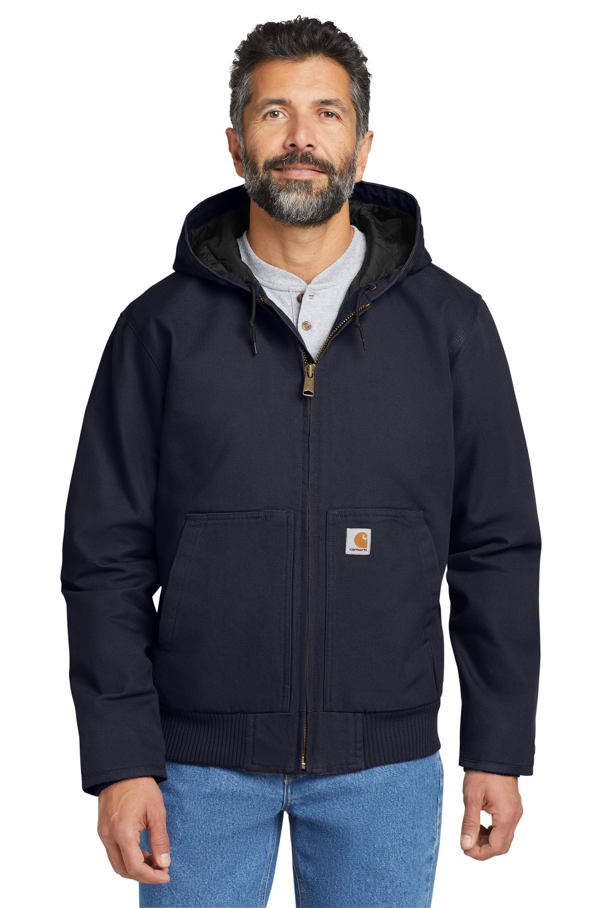 Carhartt Washed Duck Active Jac CT104050 Navy