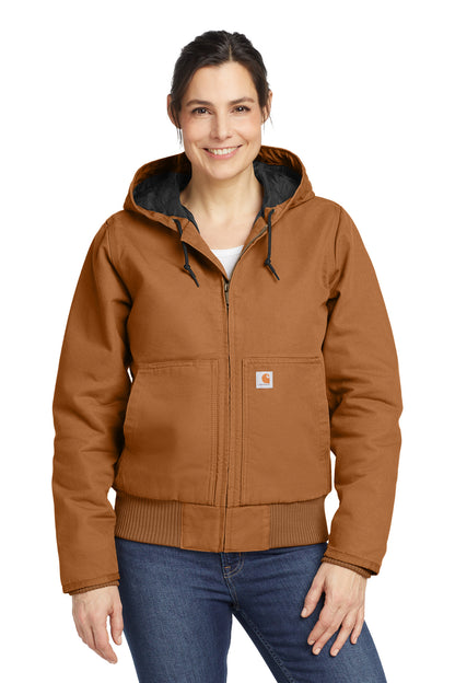 Carhartt Women's Washed Duck Active Jac. CT104053 Carhartt Brown