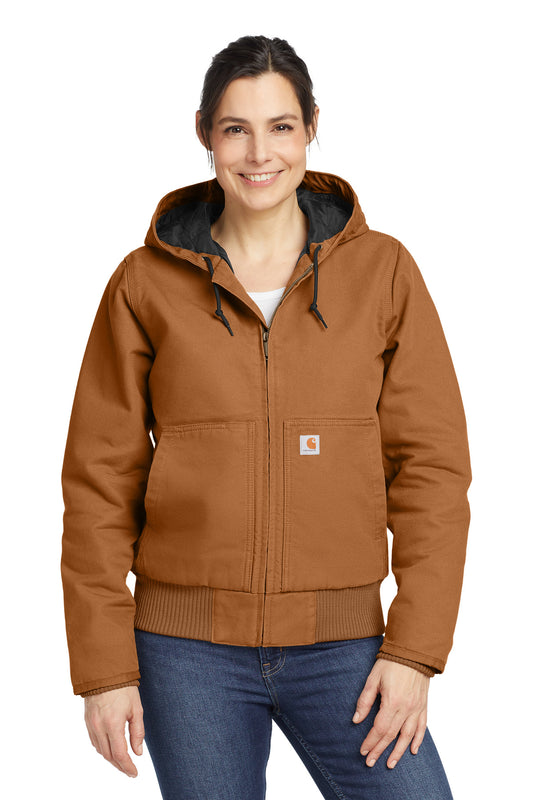 Carhartt Women's Washed Duck Active Jac. CT104053 Carhartt Brown