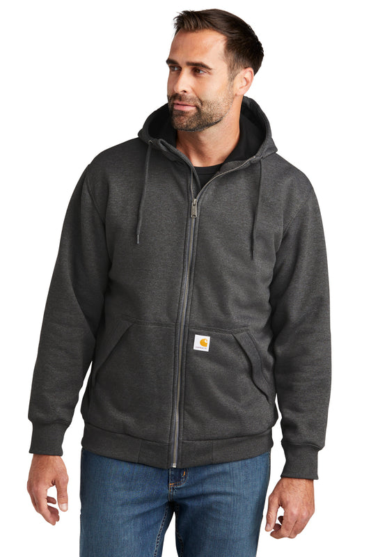 Carhartt Midweight Thermal-Lined Full-Zip Sweatshirt CT104078 Carbon Heather