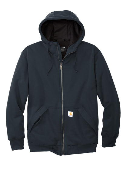 Carhartt Midweight Thermal-Lined Full-Zip Sweatshirt CT104078 New Navy