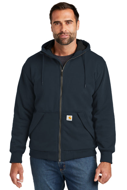 Carhartt Midweight Thermal-Lined Full-Zip Sweatshirt CT104078 New Navy