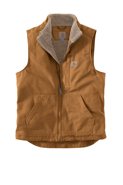 Carhartt Sherpa-Lined Mock Neck Vest CT104277 Carhartt Brown