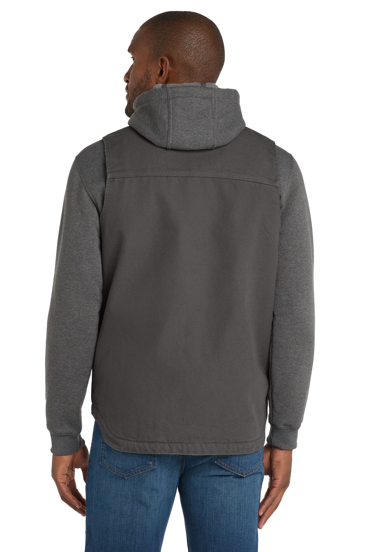 Carhartt Sherpa-Lined Mock Neck Vest CT104277 Gravel