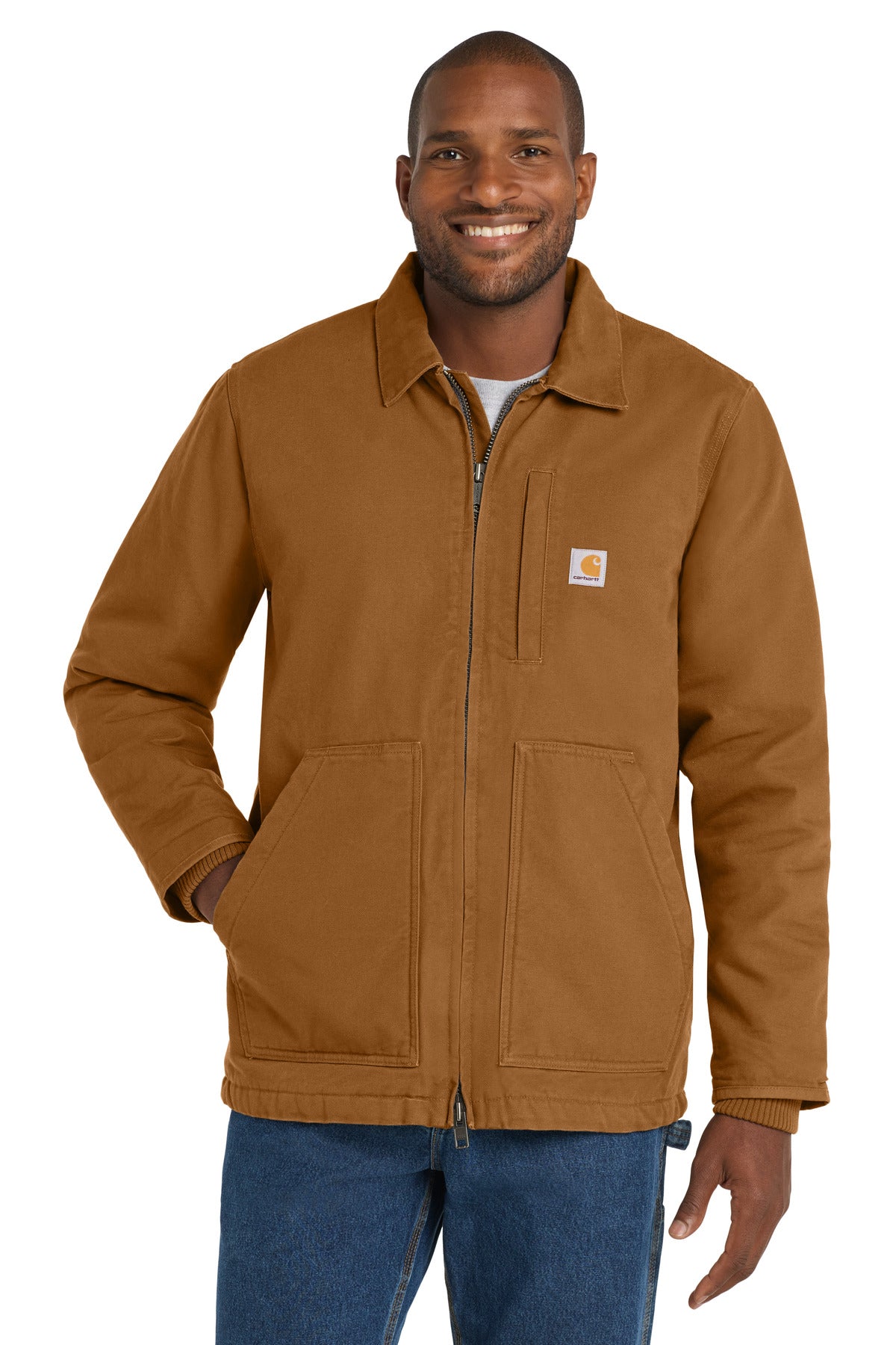 Carhartt Sherpa-Lined Coat CT104293 Carhartt Brown